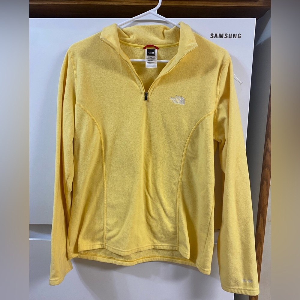 The North Face Light Yellow Fleece Jacket